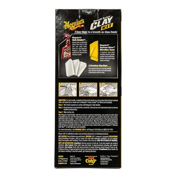 Набір для максимального очищення кузова Meguiar's G191700 Smooth Surface Clay kit
