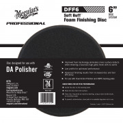 Полировальный круг финишный поролоновый Meguiar's DFF6 DA Soft Buff Foam Finishing Pad 6'', 15 см