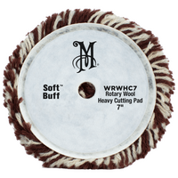 Роторний полірувальний круг вовняний з мікрофіброю Meguiar's WRWHC7 Rotary Wool Heavy Cutting Pad, 17.8 cм - Фото 3