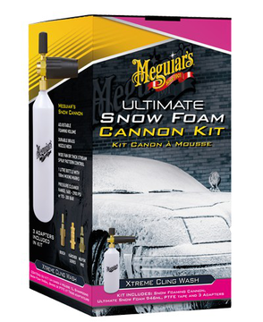 Комплект пенной насадки и шампуня Meguiar's G194000EU Ultimate Snow Cannon Kit, 946 мл