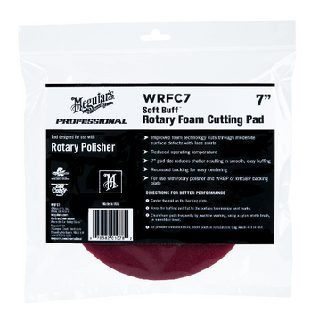 Роторний полірувальний круг жорсткий Meguiar's WRFC7 Rotary Foam Cutting Pad 7 '', 17.8 см