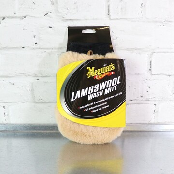 Рукавиця лама для мийки Meguiar's A7301 Lambs Wool Wash Mitt