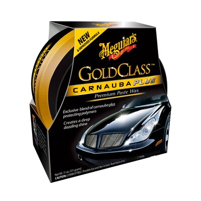 Карнауба твердий віск Meguiar's G7014J Gold Class Carnauba Plus Paste Wax, 311 г
